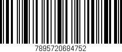 Código de barras (EAN, GTIN, SKU, ISBN): '7895720684752'
