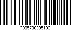 Código de barras (EAN, GTIN, SKU, ISBN): '7895730005103'