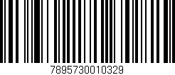 Código de barras (EAN, GTIN, SKU, ISBN): '7895730010329'