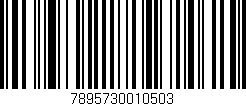 Código de barras (EAN, GTIN, SKU, ISBN): '7895730010503'