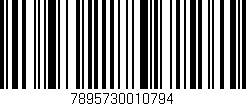 Código de barras (EAN, GTIN, SKU, ISBN): '7895730010794'