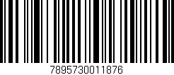 Código de barras (EAN, GTIN, SKU, ISBN): '7895730011876'