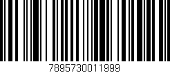 Código de barras (EAN, GTIN, SKU, ISBN): '7895730011999'
