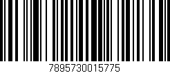 Código de barras (EAN, GTIN, SKU, ISBN): '7895730015775'