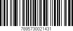 Código de barras (EAN, GTIN, SKU, ISBN): '7895730021431'