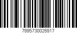 Código de barras (EAN, GTIN, SKU, ISBN): '7895730026917'