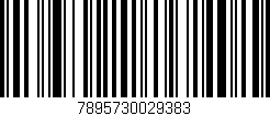 Código de barras (EAN, GTIN, SKU, ISBN): '7895730029383'