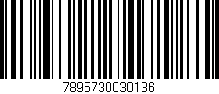 Código de barras (EAN, GTIN, SKU, ISBN): '7895730030136'