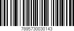 Código de barras (EAN, GTIN, SKU, ISBN): '7895730030143'