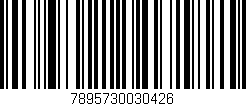 Código de barras (EAN, GTIN, SKU, ISBN): '7895730030426'