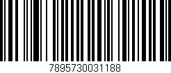 Código de barras (EAN, GTIN, SKU, ISBN): '7895730031188'