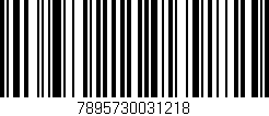 Código de barras (EAN, GTIN, SKU, ISBN): '7895730031218'