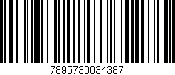 Código de barras (EAN, GTIN, SKU, ISBN): '7895730034387'