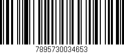 Código de barras (EAN, GTIN, SKU, ISBN): '7895730034653'