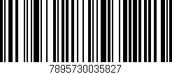 Código de barras (EAN, GTIN, SKU, ISBN): '7895730035827'