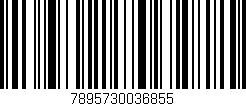 Código de barras (EAN, GTIN, SKU, ISBN): '7895730036855'