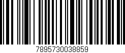 Código de barras (EAN, GTIN, SKU, ISBN): '7895730038859'