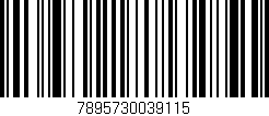 Código de barras (EAN, GTIN, SKU, ISBN): '7895730039115'