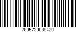 Código de barras (EAN, GTIN, SKU, ISBN): '7895730039429'