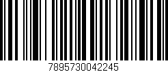 Código de barras (EAN, GTIN, SKU, ISBN): '7895730042245'