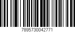 Código de barras (EAN, GTIN, SKU, ISBN): '7895730042771'