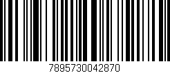 Código de barras (EAN, GTIN, SKU, ISBN): '7895730042870'