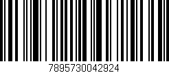 Código de barras (EAN, GTIN, SKU, ISBN): '7895730042924'