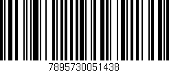 Código de barras (EAN, GTIN, SKU, ISBN): '7895730051438'