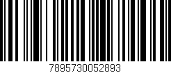 Código de barras (EAN, GTIN, SKU, ISBN): '7895730052893'