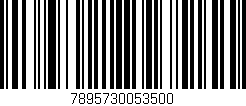 Código de barras (EAN, GTIN, SKU, ISBN): '7895730053500'