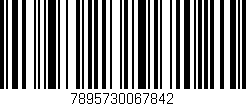 Código de barras (EAN, GTIN, SKU, ISBN): '7895730067842'