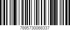 Código de barras (EAN, GTIN, SKU, ISBN): '7895730068337'