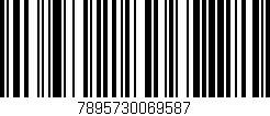 Código de barras (EAN, GTIN, SKU, ISBN): '7895730069587'
