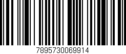 Código de barras (EAN, GTIN, SKU, ISBN): '7895730069914'
