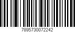 Código de barras (EAN, GTIN, SKU, ISBN): '7895730072242'