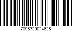 Código de barras (EAN, GTIN, SKU, ISBN): '7895730074635'