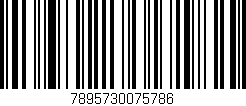 Código de barras (EAN, GTIN, SKU, ISBN): '7895730075786'