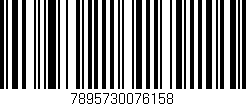 Código de barras (EAN, GTIN, SKU, ISBN): '7895730076158'