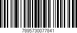 Código de barras (EAN, GTIN, SKU, ISBN): '7895730077841'