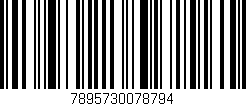 Código de barras (EAN, GTIN, SKU, ISBN): '7895730078794'
