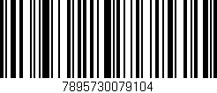 Código de barras (EAN, GTIN, SKU, ISBN): '7895730079104'