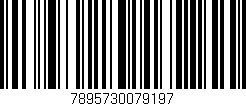 Código de barras (EAN, GTIN, SKU, ISBN): '7895730079197'