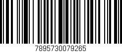 Código de barras (EAN, GTIN, SKU, ISBN): '7895730079265'