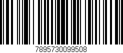 Código de barras (EAN, GTIN, SKU, ISBN): '7895730099508'