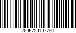Código de barras (EAN, GTIN, SKU, ISBN): '7895730107760'