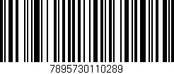 Código de barras (EAN, GTIN, SKU, ISBN): '7895730110289'