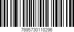 Código de barras (EAN, GTIN, SKU, ISBN): '7895730110296'