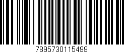 Código de barras (EAN, GTIN, SKU, ISBN): '7895730115499'