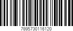 Código de barras (EAN, GTIN, SKU, ISBN): '7895730116120'