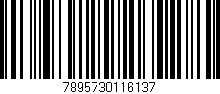 Código de barras (EAN, GTIN, SKU, ISBN): '7895730116137'